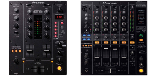Pioneer introduced two new mixers: DJM400 and DJM800 - Gearjunkies