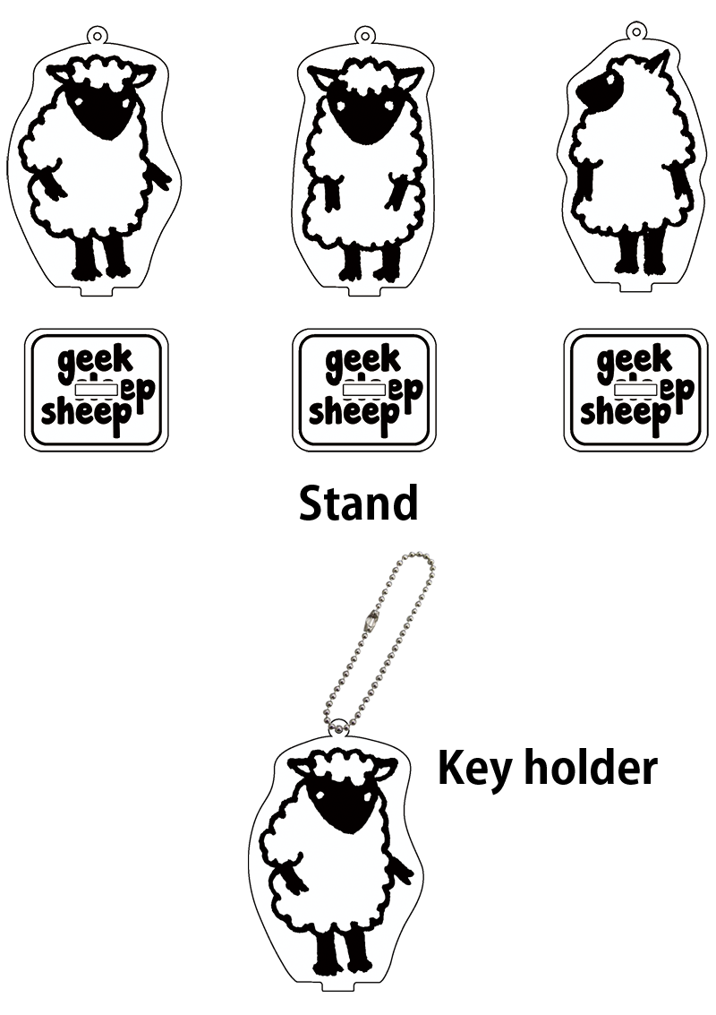 Lサイズ：ロックスウェット geek sleep sheep Lサイズ：ロック