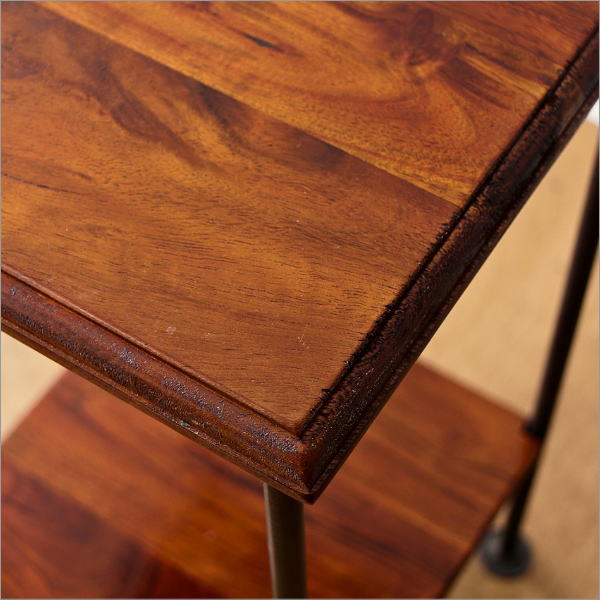 サイドテーブル】木製 イタリア オケージョナル 飾り台 花台