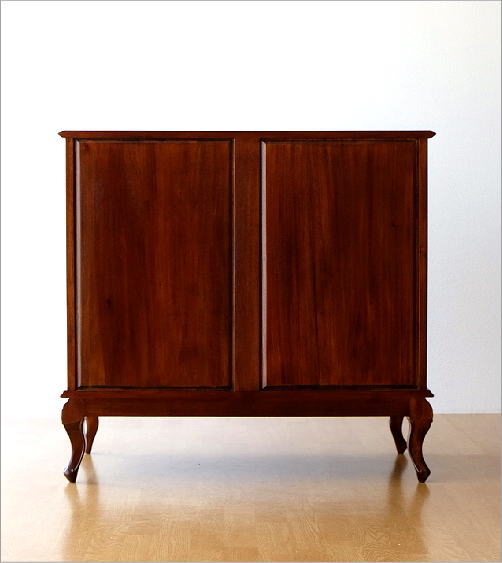 チェスト マホガニー 無垢材 アンティーク調 クラシック タンス 収納