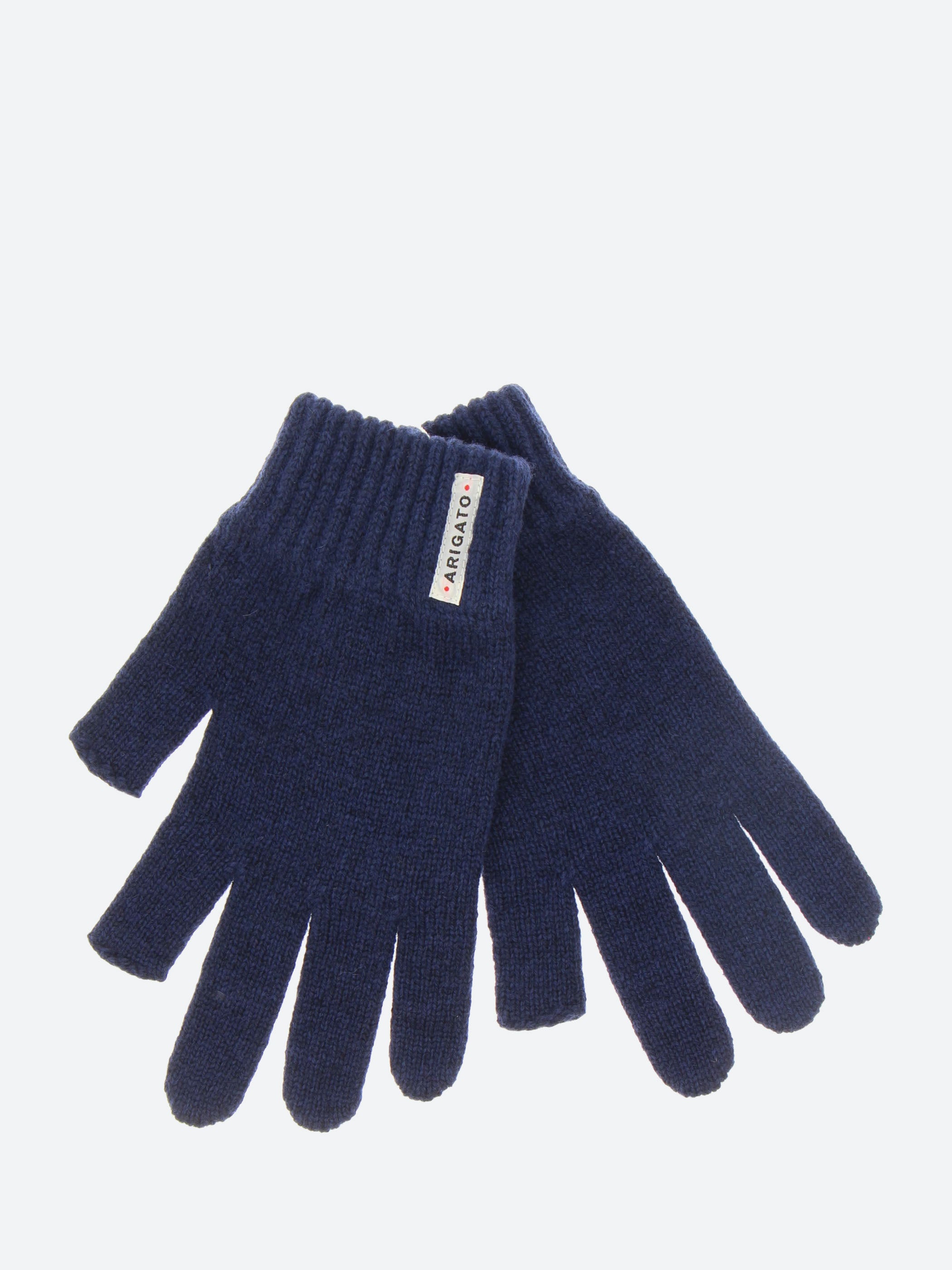 Blue Blue Japan - Recycled Cashmere Fingerless Gloves in Dark Navy