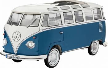 RVG7009 - 1/16 1967 Volkswagen T1 Samba Bus By REVELL GERMANY