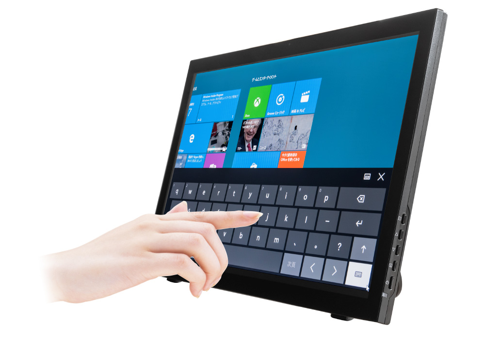 Webカメラ機能付き 23．6型ワイドタッチパネル液晶ディスプレイ Web