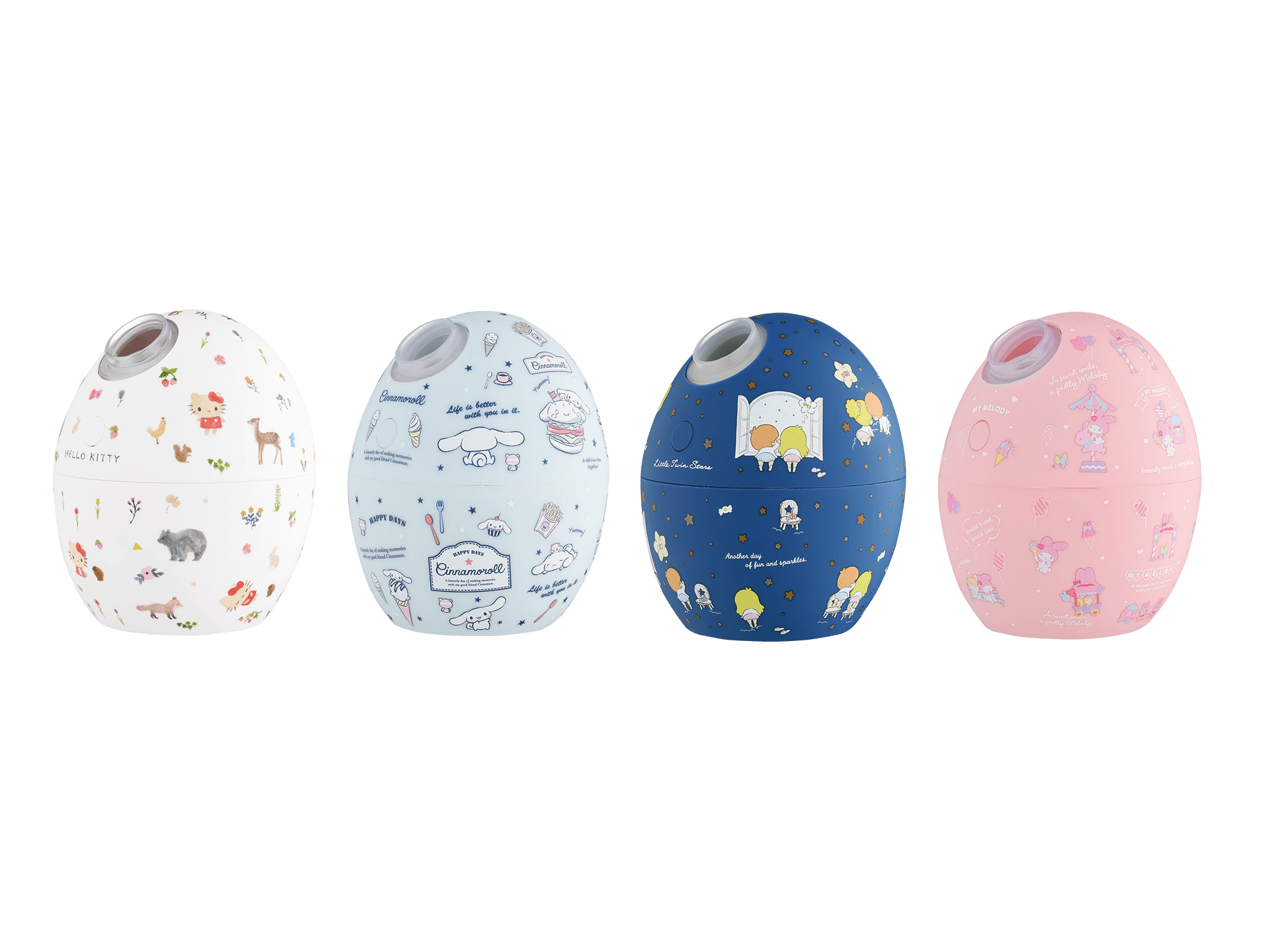 2018年 サンリオ マイメロディUSB加湿器 たまご形 卓上 静音 超音波式 2018