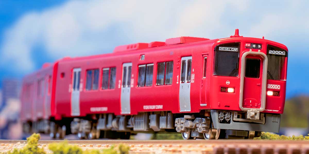 30038＞JR九州キハ200形「赤い快速」2両編成セット（動力付き）｜N