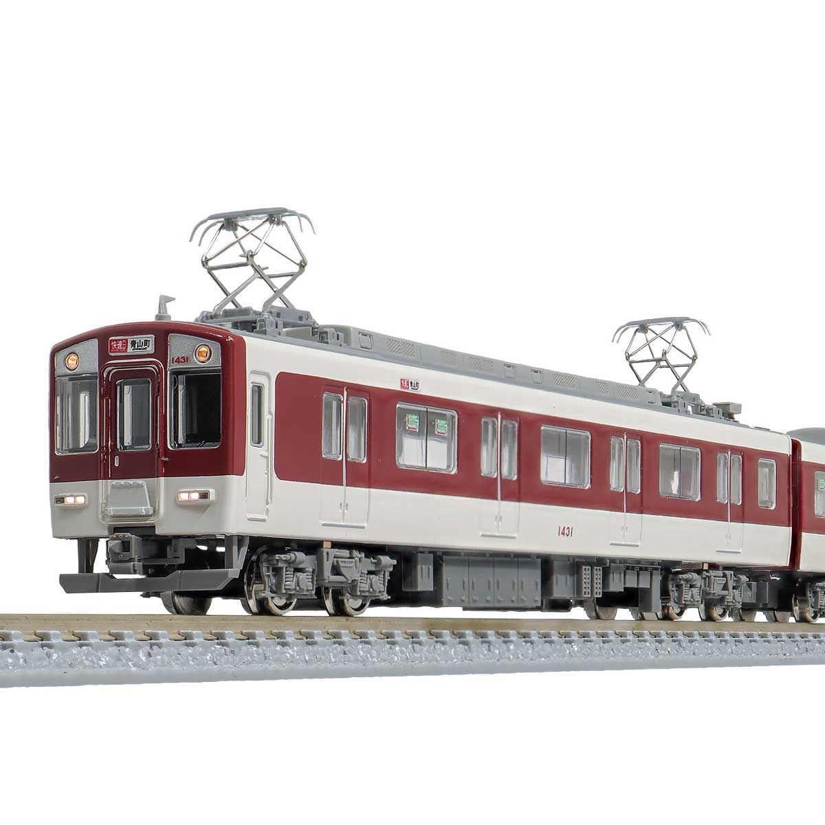 1260S＞近鉄1252系（VVVFロゴ選択式）2両編成基本セット｜塗装済み