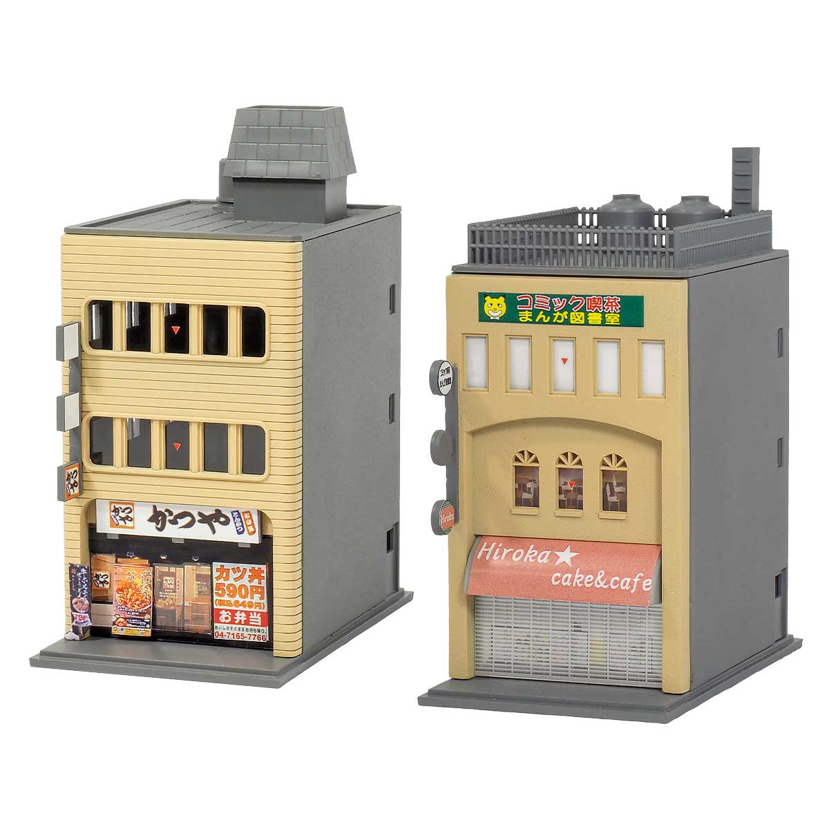 2656＞着色済み 商業ビル3F まんぷく街道シリーズ／かつや｜着色済み