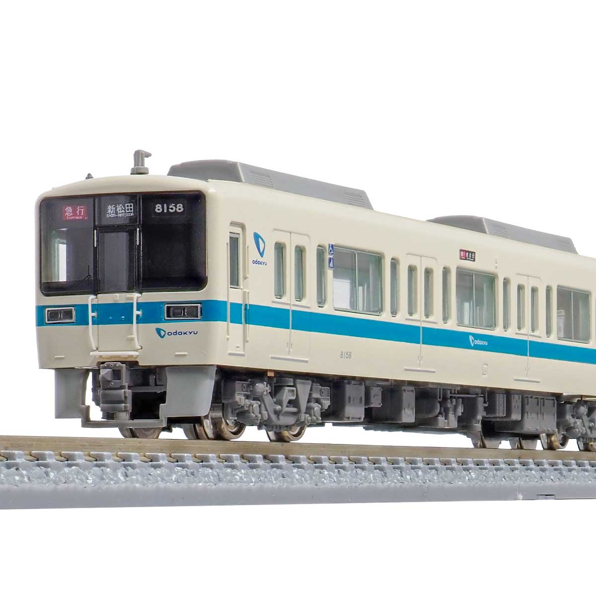 31734＞小田急8000形（更新車・白ライト）増結4両編成セット（動力無し