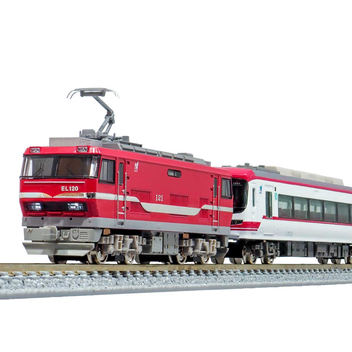 限界価格 GREENMAX50702 名鉄EL120形-1700系 6両編成 名鉄1700系6両