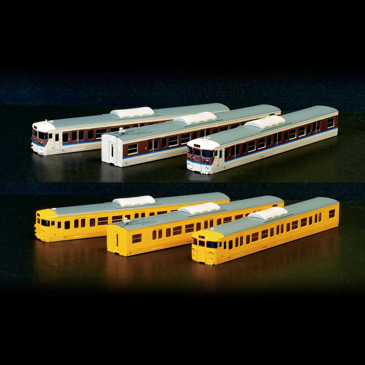 18509＞JR115系1000番台30N体質改善車 3両編成ボディキット｜ハイ