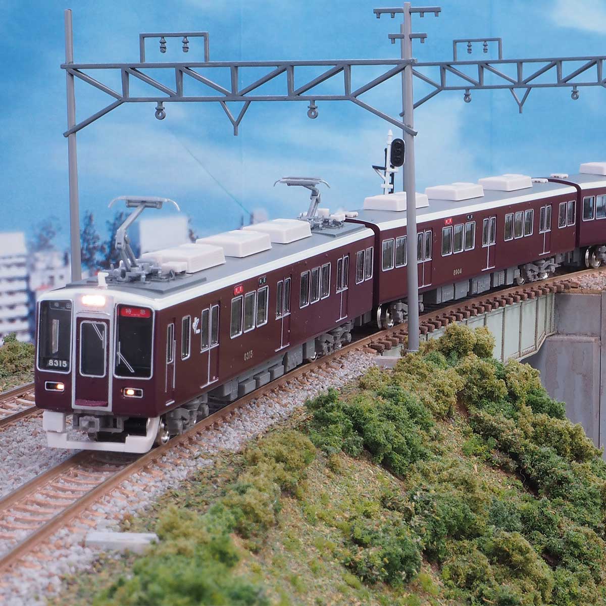 GM 4082 阪急8300系 京都線 3次車 シングルアームパンタ 30147＞阪急8300