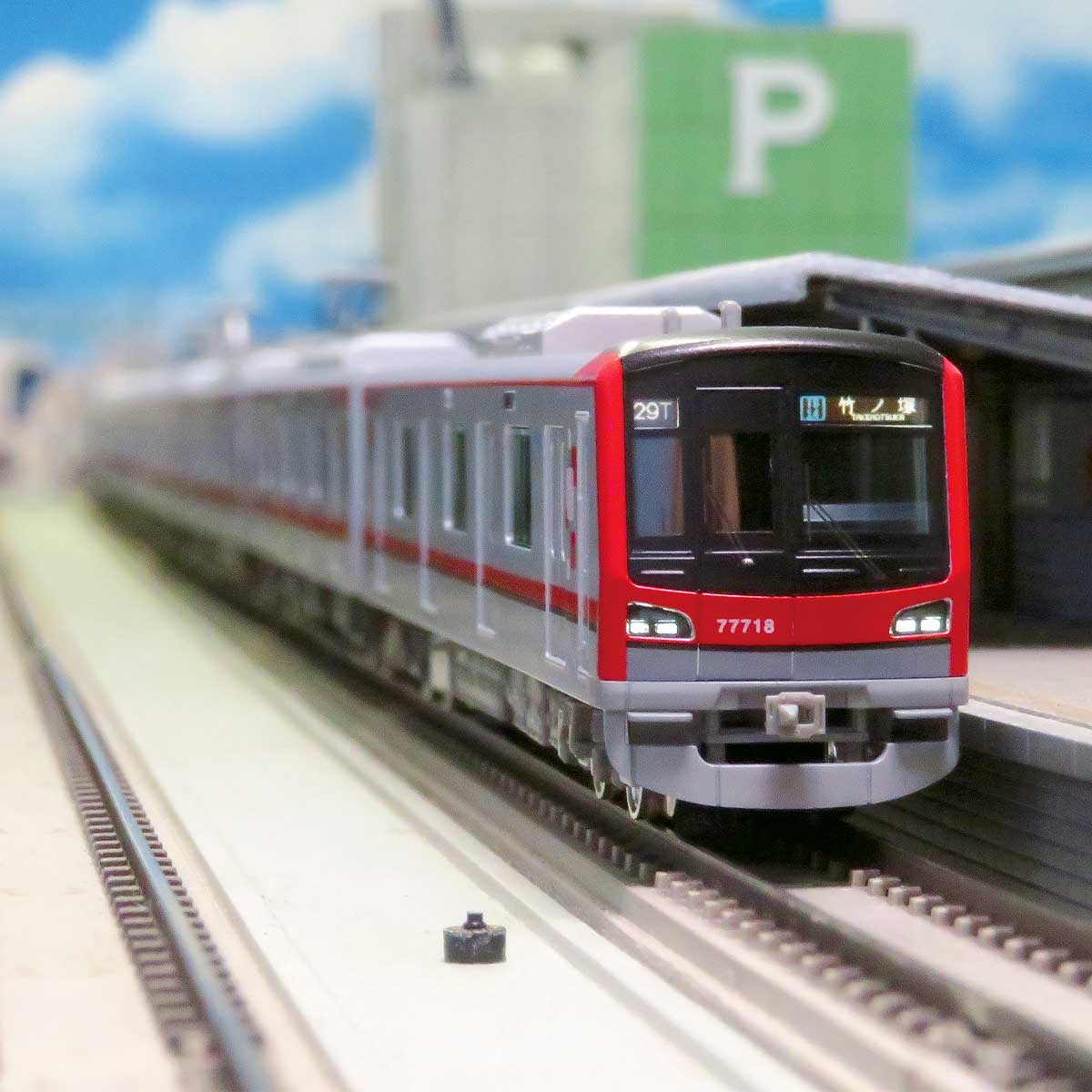 30343＞東武70000系（71718編成）増結用中間車4両セット（動力無し