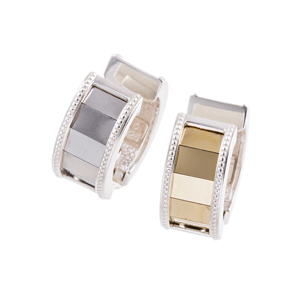 GSTV SV/PT900/K18YG ピアリング 約4.4g