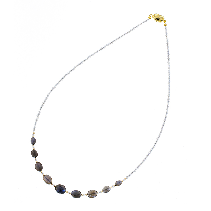 ラブラドライト 2370g ホワイトラブラドライト ブレスレット 7mm