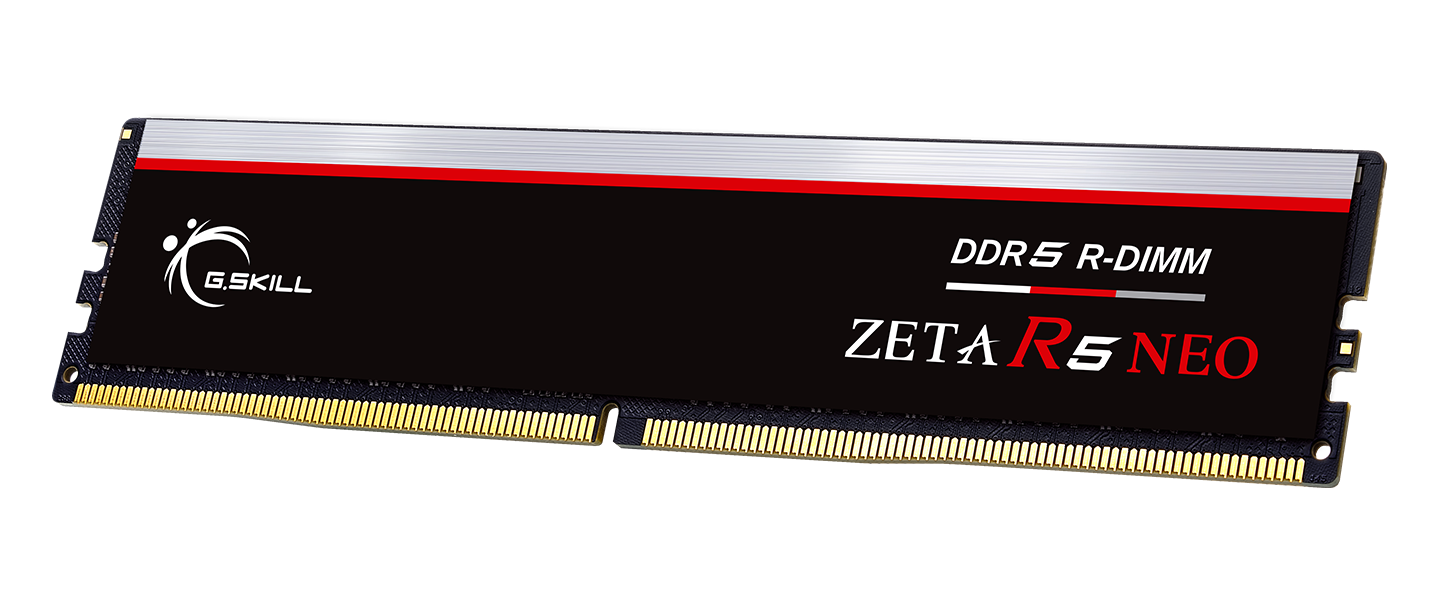G.SKILL Announces Zeta R5 Neo Series Overclocked DDR5 R-DIMM for