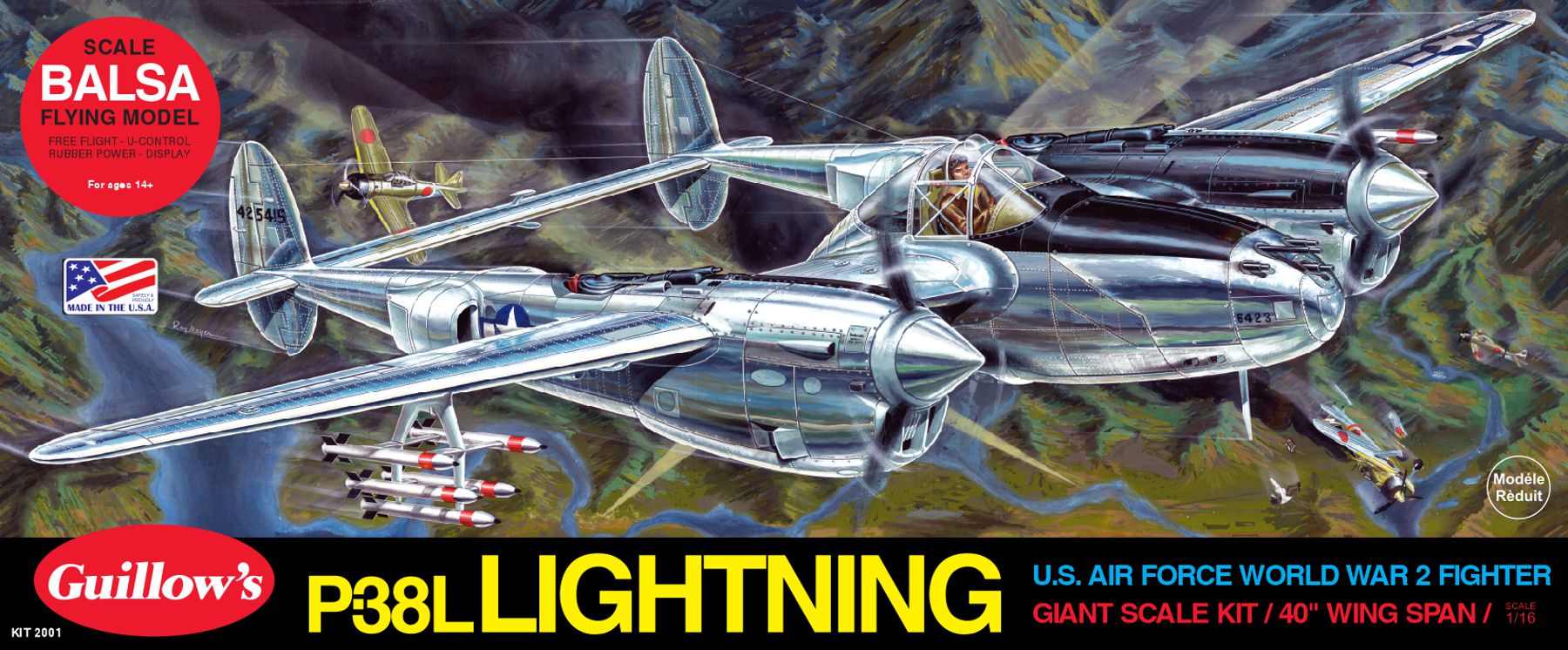 P38 Lightning - Paul K. Guillow, Inc.