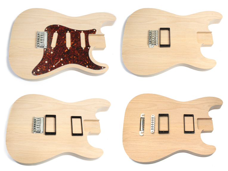 STタイプ スクエア ノーホールボディー アルダー通販｜ギターワークス