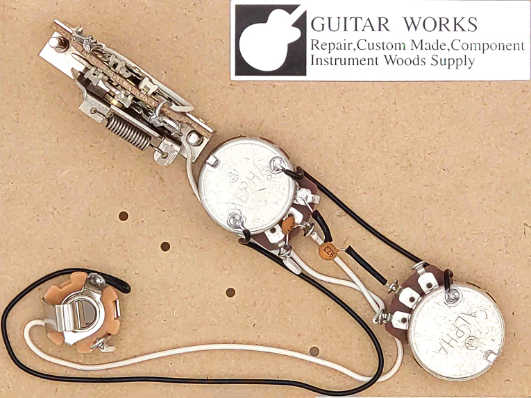 テレキャスター 配線済コントロールアッセンブリー ミリ規格 通販