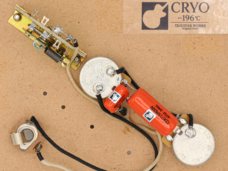 クライオ テレキャスター配線済コントロールアッセンブリ インチ規格