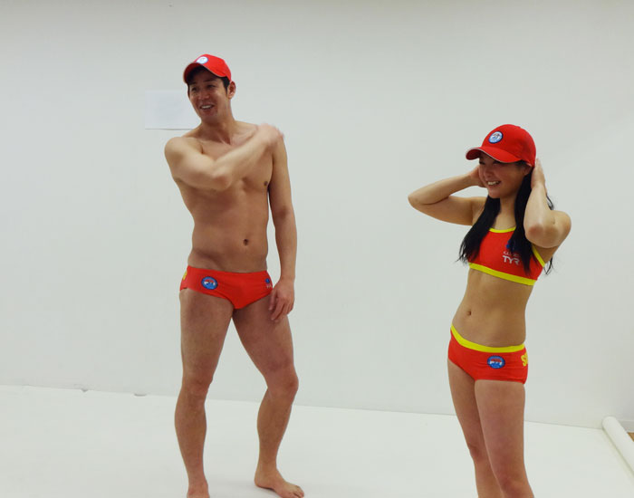 ライフセーバーさんのパトロールユニフォーム