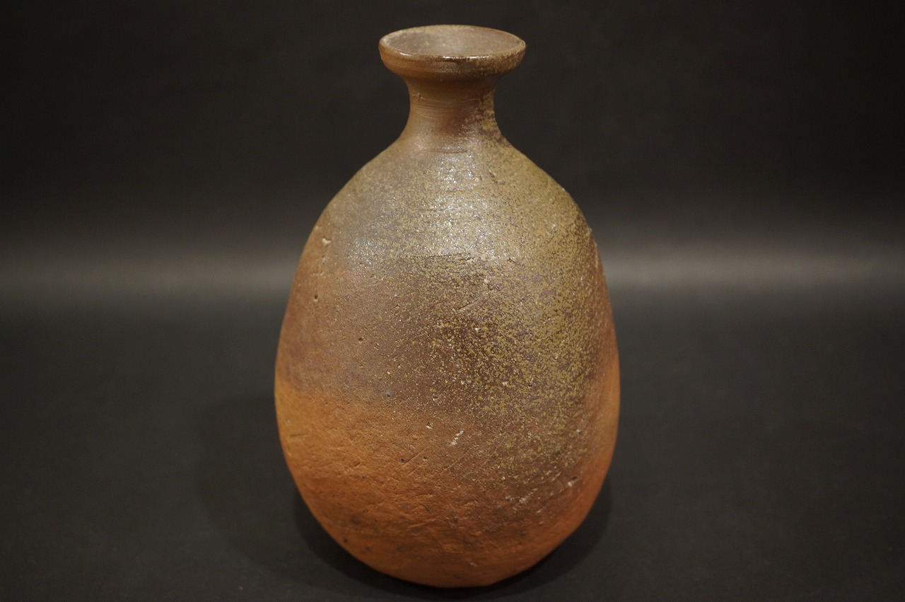 特選品 安倍安人 備前徳利 特選品 安倍安人 備前徳利