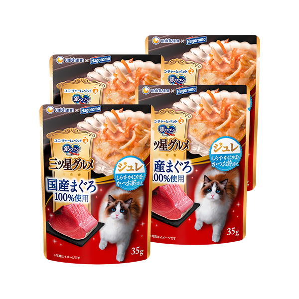 みき丸 ユニチャーム 三星グルメ ジュレ・フレーク 各35g×132袋 みき丸