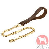 チェーンリード │ハンドル付黄銅製鎖リード - ¥8,673