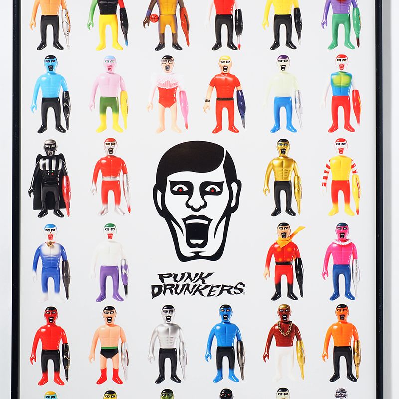 パンクドランカーズ PUNK DRUNKERS あいつポスター 第1弾 額縁付