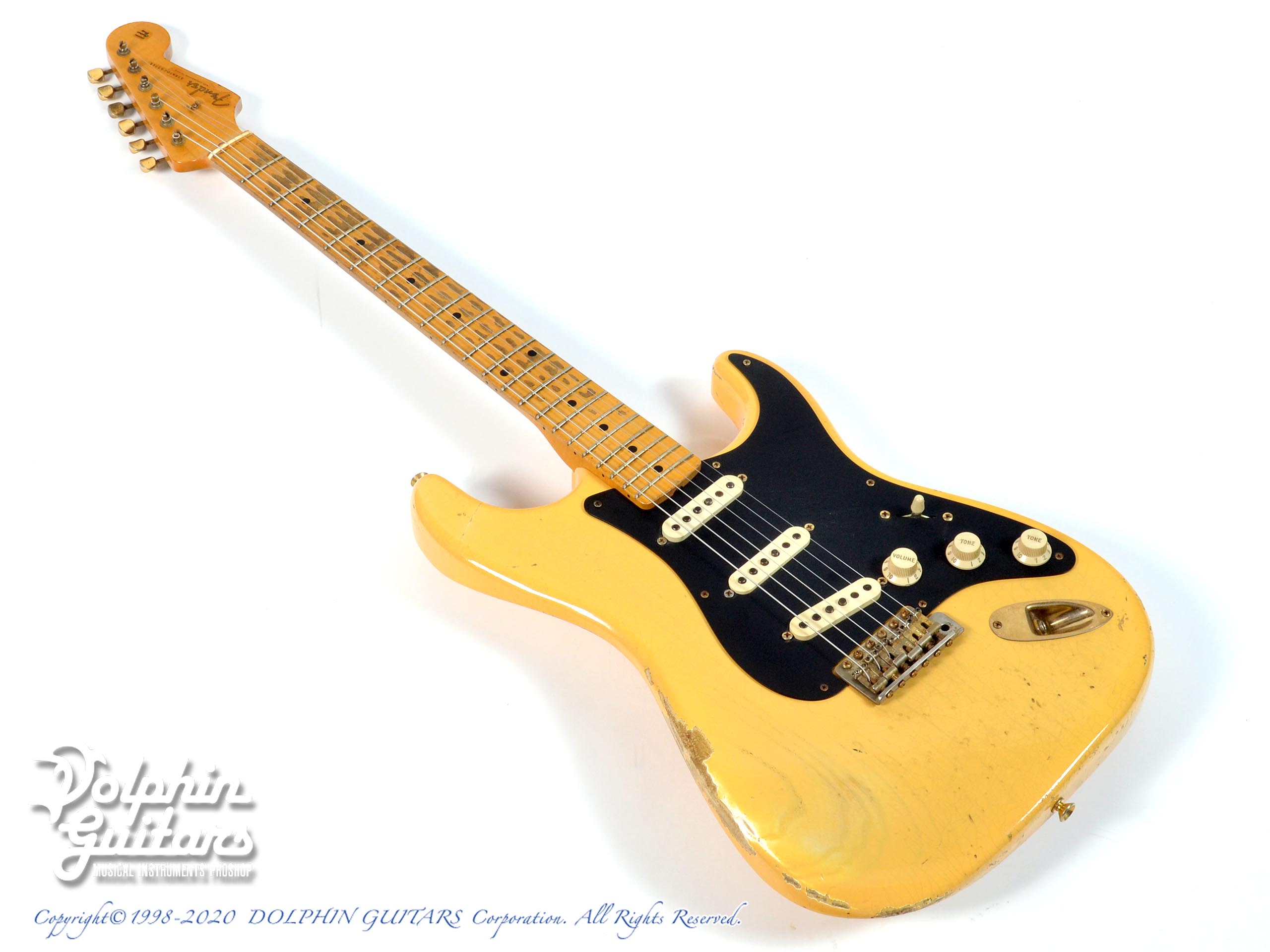 FENDER USA '57 Stratocaster Relic (Nocaster Blonde)|ドルフィンギターズ