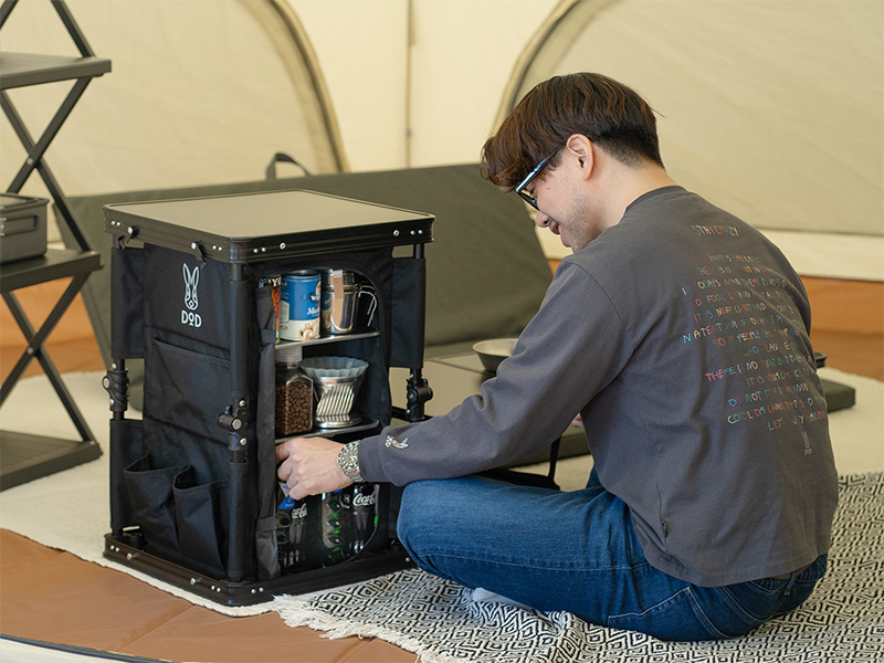 DOD テキーラテーブル✖︎2 収納ケース付き DOD テキーラテーブル