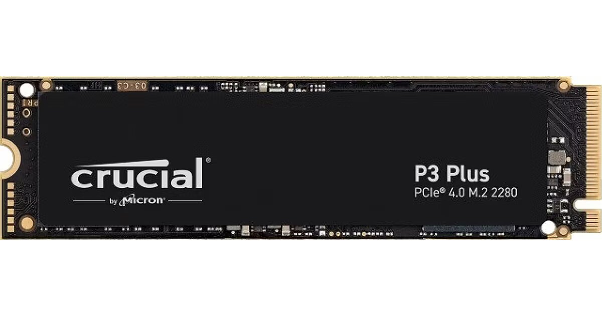 Crucial P3 PLUS, 1TB, M.2 Gen4 x4 (CT1000P3PSSD8)