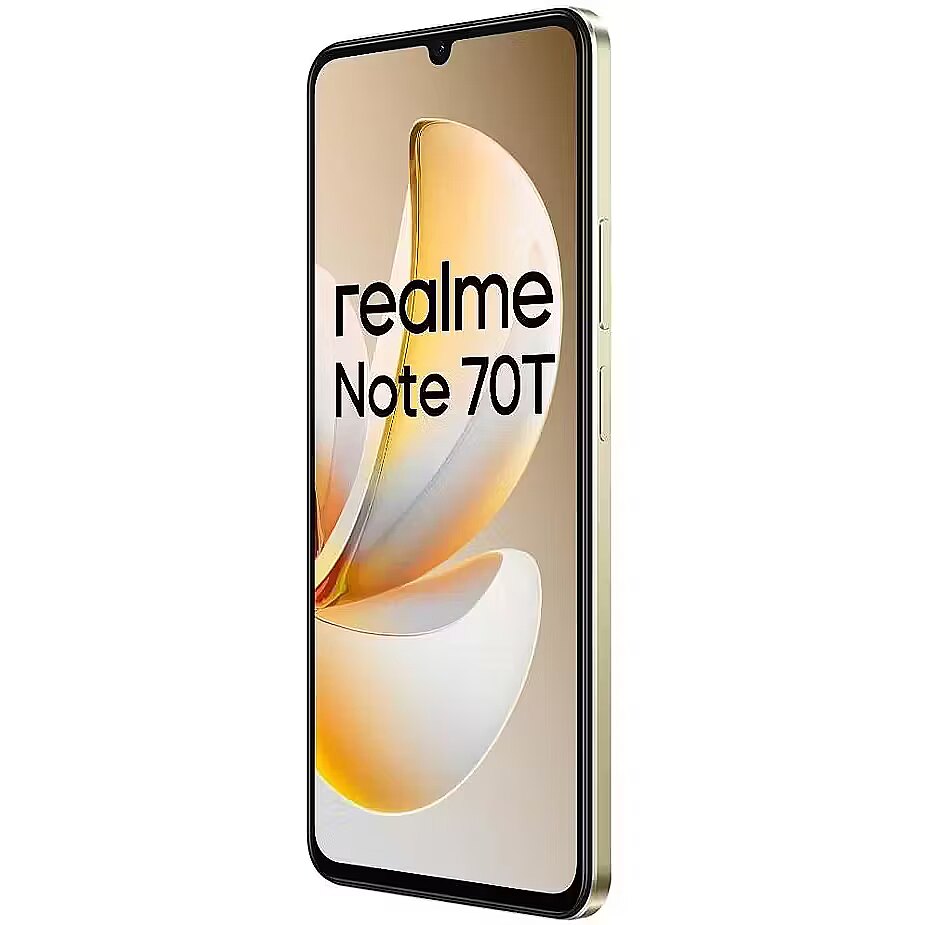 realme Note 70T Goldカラー 4GBRAM/256GBRAM Realme Note 70T, 128GB