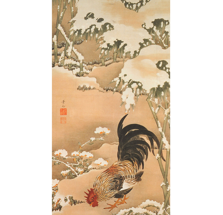 観鳥捕蝉図 作者不詳 掛け軸 和紙 観鳥捕蝉図 作者不詳 掛け軸 和紙 観