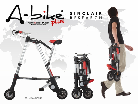 A-bike Plus 折りたたみ自転車 シルバー/レッド A-bike plus | 超軽量