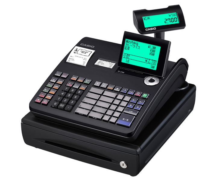 カシオレジスター TE-2700 フル設定込み PC連携 7211172 カシオ