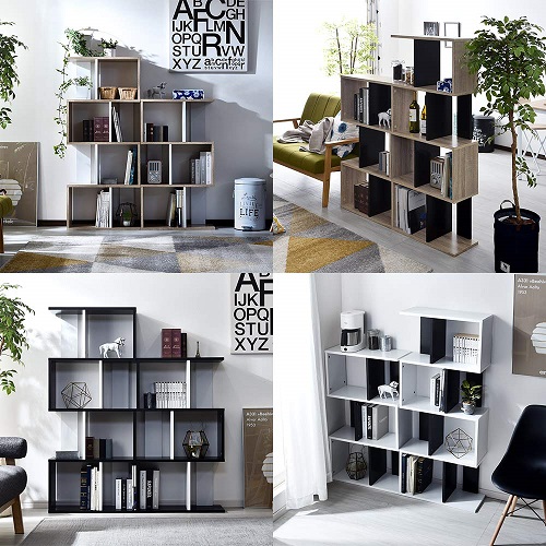 6点セット】ディスプレイ台 折りたたみコの字ラック ダーク