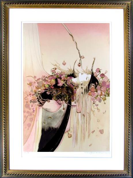 最終値下げ！ 天野喜孝 薔薇姫フレスコ画 作品証明書付き 最終値下げ