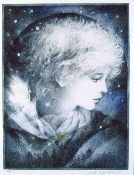 真作美品】きたのじゅんこ 【金の森】【銀の森】 保証書あり きた