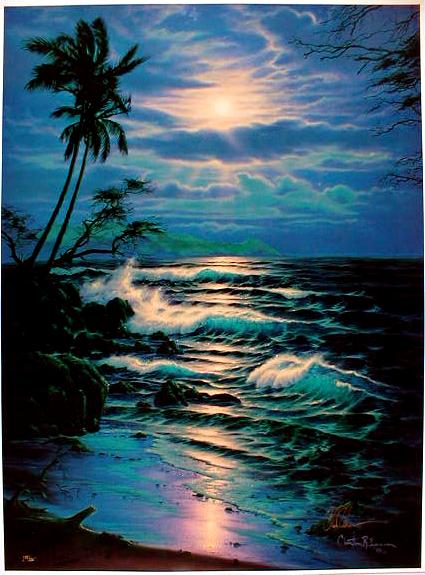 クリスチャン・ラッセン ホーキパソリチュード 絵画 版画 CRL99/225