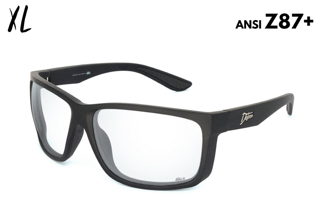 Breach XL - Matte Black - Clear Z87+ glasses | Detour – Detour