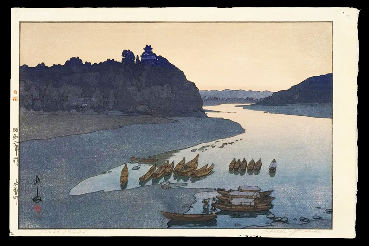 津久井の風景画（晩秋 農道） 津久井の風景画（晩秋 農道） 津久井の