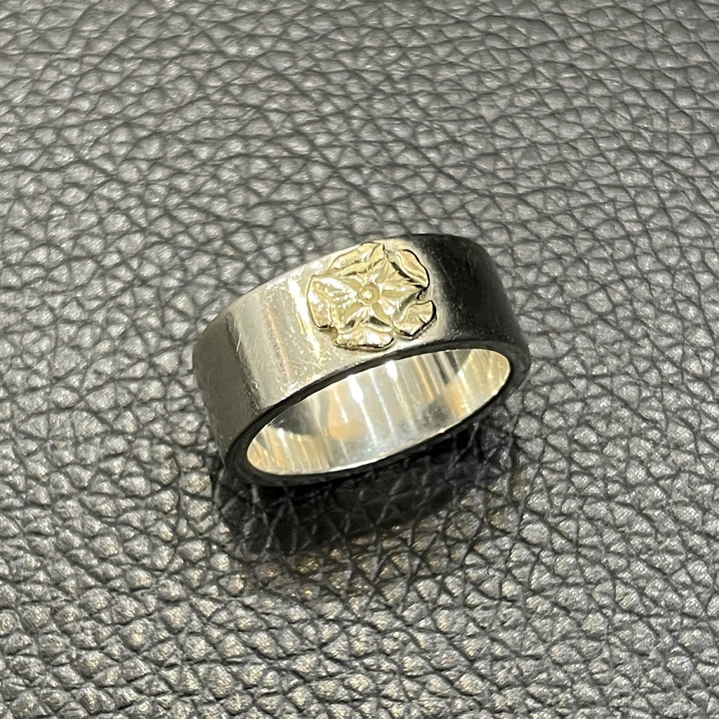 ダブルローズ フローラル リング指輪 15号 ゴローズtype 【公式通販】