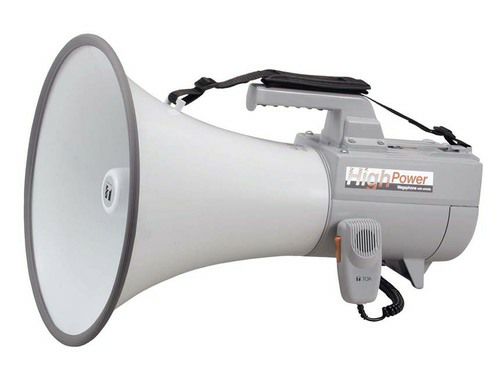 ER-2130W TOA 大型メガホン 30W ホイッスル音付きの通販情報 - 電池屋