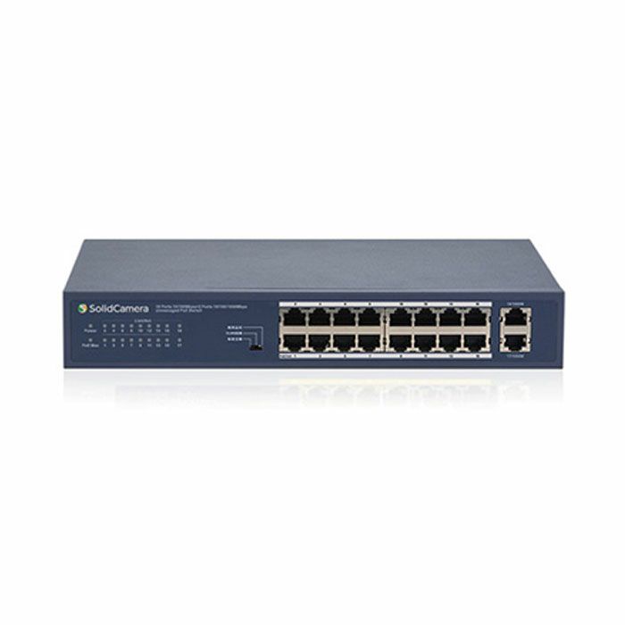 PH-1601 16ポート PoE HUB（16ポート PoE給電ハブ）の通販情報 - 電池屋