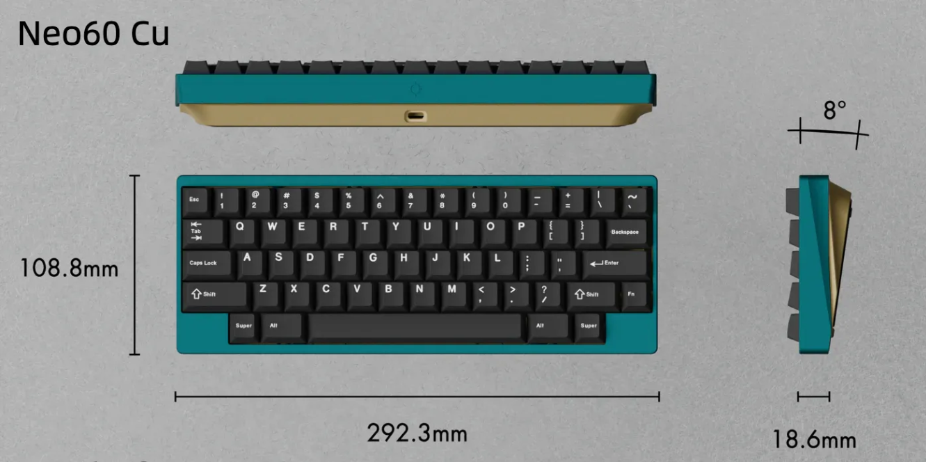 Neo60 Cu Keyboard