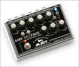 国産ハンドメイド機材ブランド『アルビット』のベース・プリアンプを