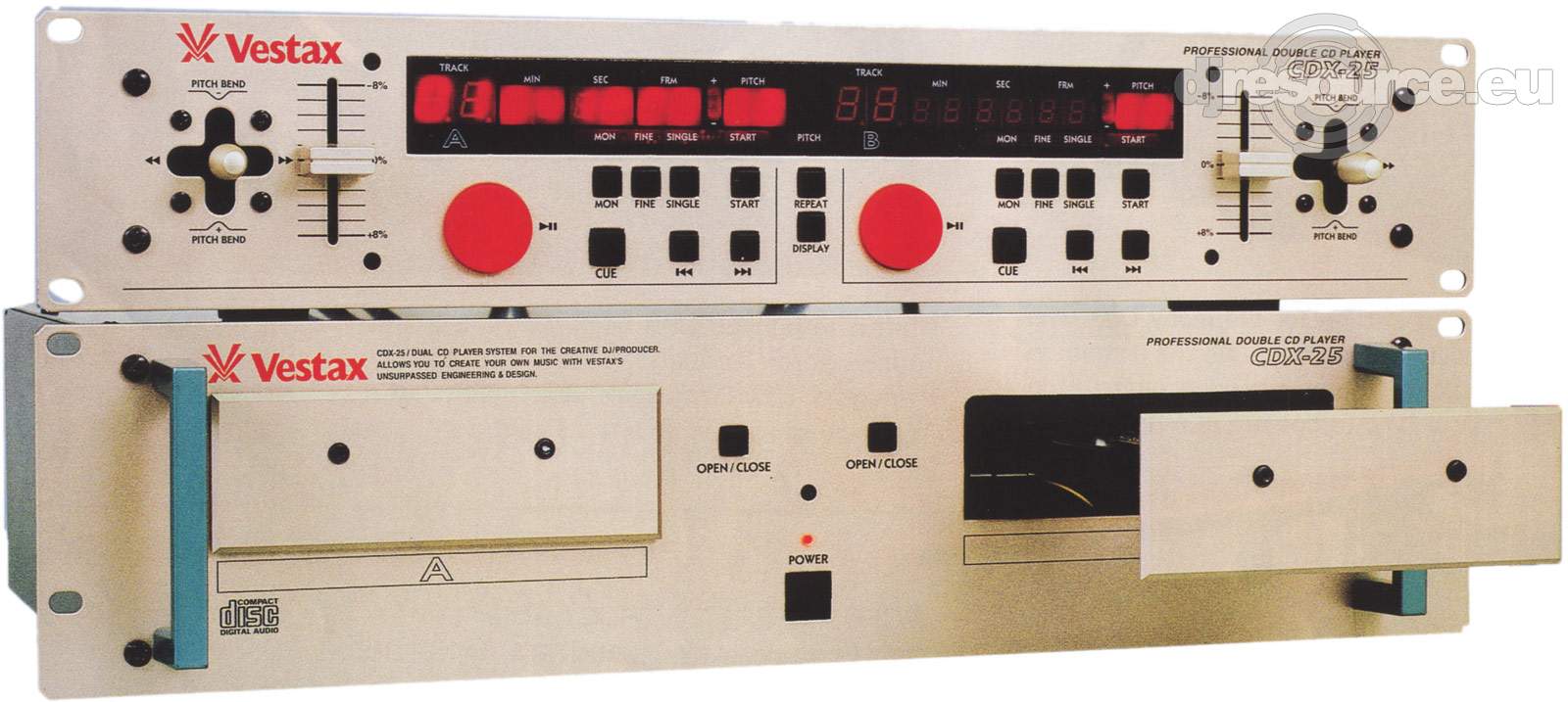 Vestax › CDX-25 › Player Rackmount - Gearbase | DJResource