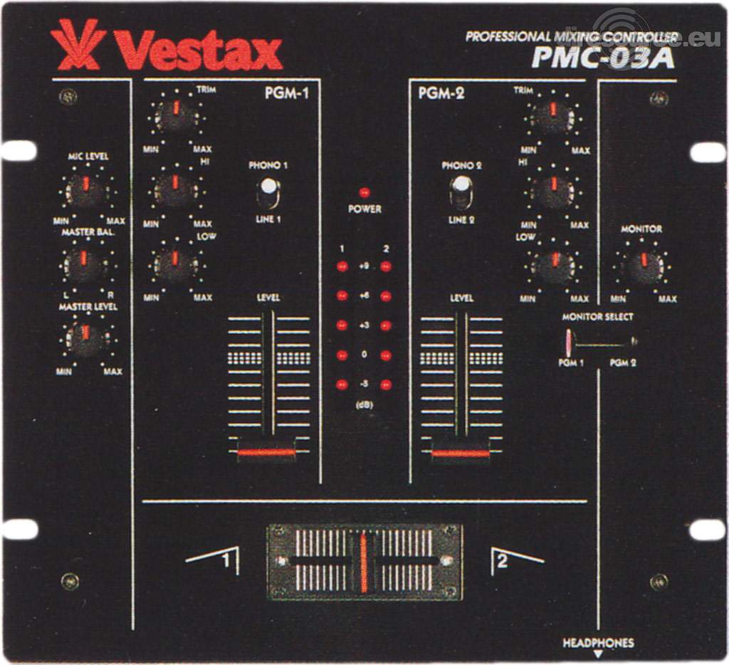 Vestax PMC-03A DJミキサー 【公式通販】