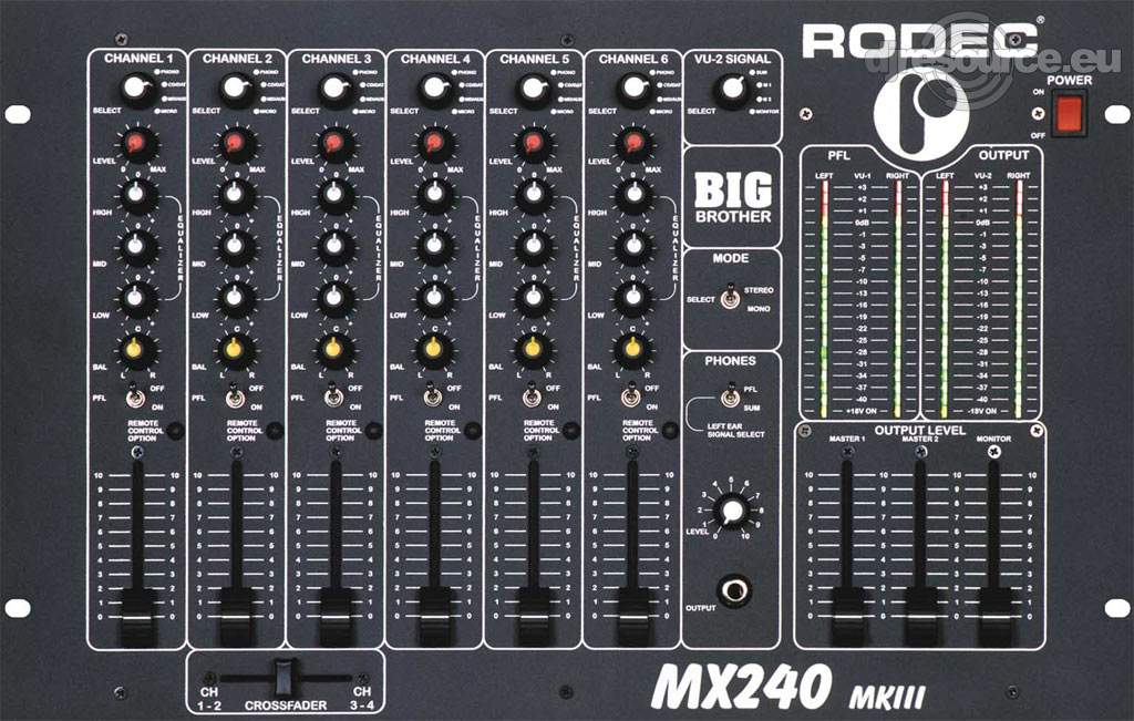 RODEC MX180 MKIII DJ mixer ミキサー 極上品 RODEC DJミキサー MX180
