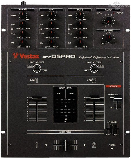 Innofader PNP3 搭載Vestax PMC-05 pro III Innofader PNP3 搭載Vestax